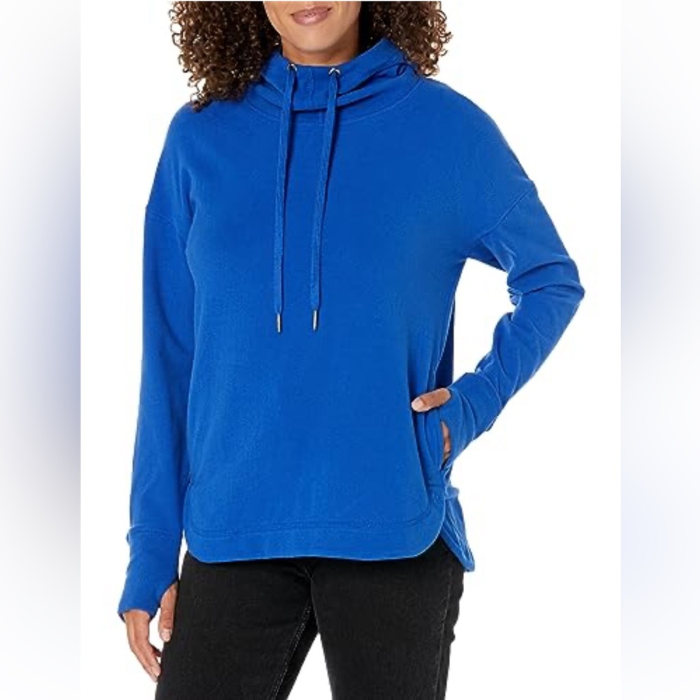 Sweaty Betty women’s escape luxe fleece‎ long sleeve hoodie sweatshirt